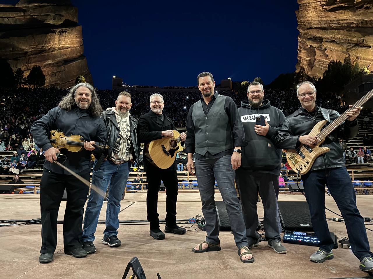 Blood Brothers on stage at Red Rocks Amphitheatre
